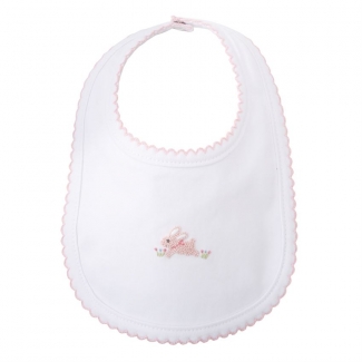 Pink baby Bib